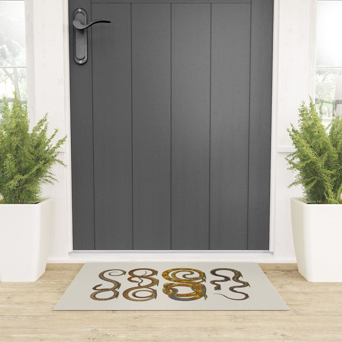 Albertus Seba Snakes Illustration  Welcome Mat Gallery Image 3