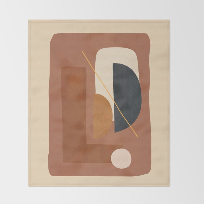 Shape Curve 31 Throw Blanket Gallery Image 2