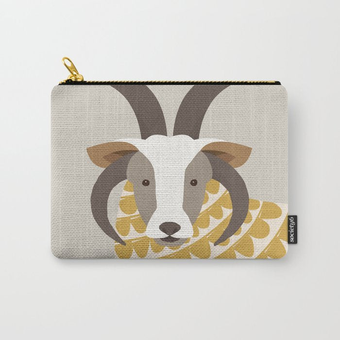 Whimsical Jacob Sheep Carry All Pouch Gallery Image 1