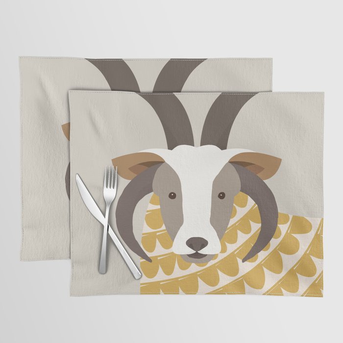 Whimsical Jacob Sheep Placemat Gallery Image 1