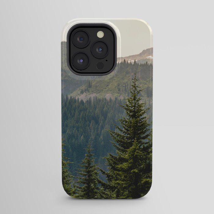 Mount Rainier Summer Adventure II - Pacific Northwest Mountain Landscape iPhone Case Gallery Image 23