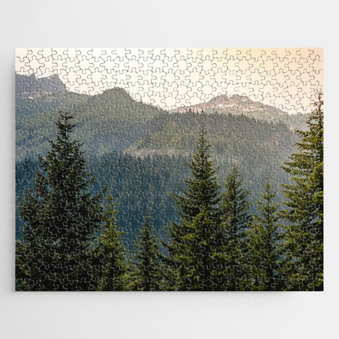Mount Rainier Summer Adventure II - Pacific Northwest Mountain Landscape Jigsaw Puzzle Gallery Image 1