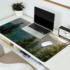 Mount Rainier Summer Adventure II - Pacific Northwest Mountain Landscape Desk Mat Gallery Image 2