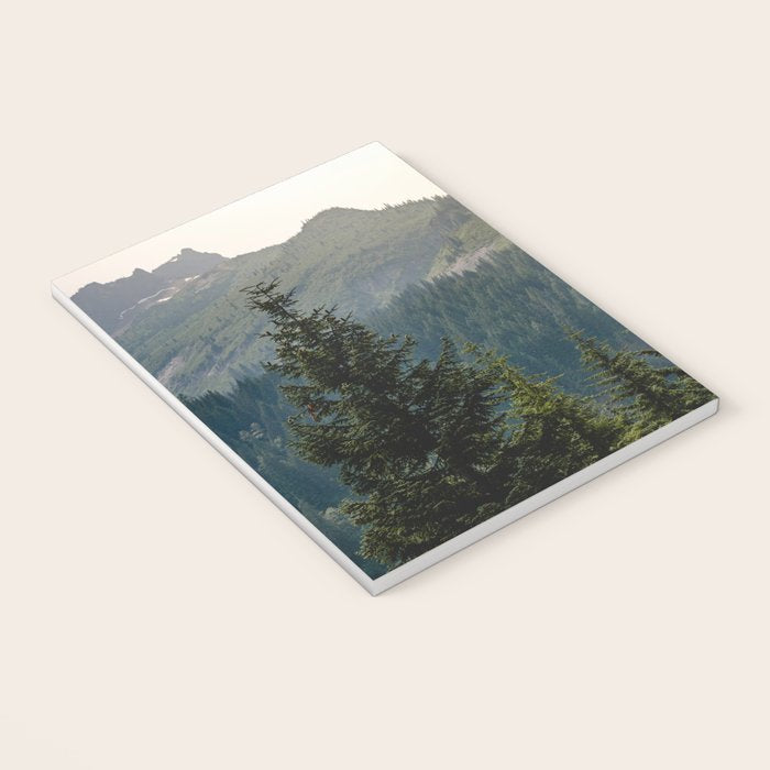 Mount Rainier Summer Adventure II - Pacific Northwest Mountain Landscape Notebook Gallery Image 3