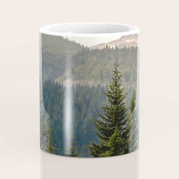 Mount Rainier Summer Adventure II - Pacific Northwest Mountain Landscape Coffee Mug Gallery Image 4