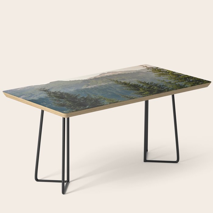Mount Rainier Summer Adventure II - Pacific Northwest Mountain Landscape Coffee Table Gallery Image 1