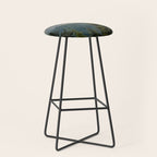 Mount Rainier Summer Adventure II - Pacific Northwest Mountain Landscape Stool Gallery Image 1