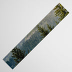 Mount Rainier Summer Adventure II - Pacific Northwest Mountain Landscape Table Runner Gallery Image 3