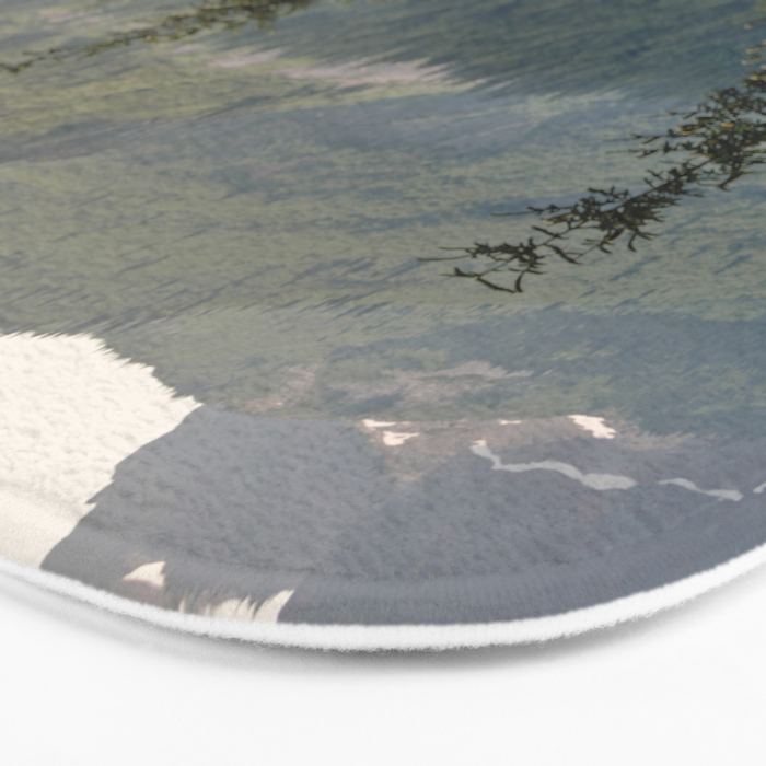 Mount Rainier Summer Adventure II - Pacific Northwest Mountain Landscape Bath Mat Gallery Image 3