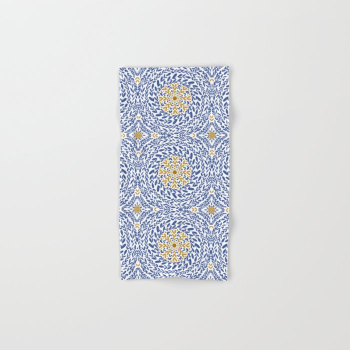 Intricate modern nature tile B Bath Towel Gallery Image 1