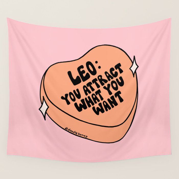 Leo Conversation Heart Wall Tapestry Gallery Image 4
