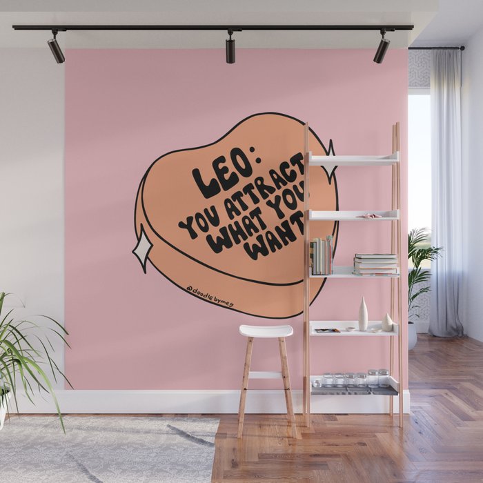 Leo Conversation Heart Wall Mural Gallery Image 1
