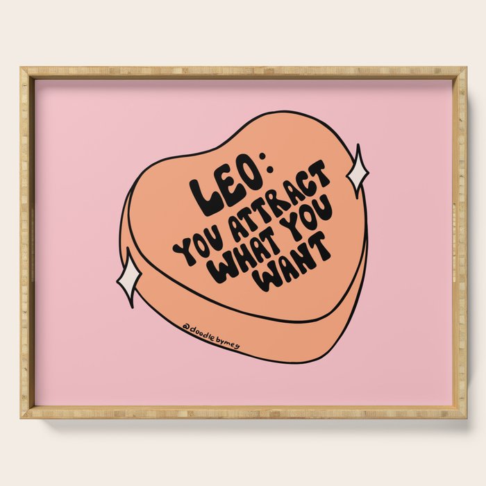 Leo Conversation Heart Serving Tray Gallery Image 1