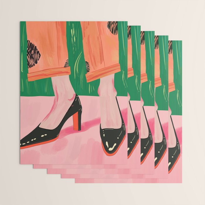 Chic Stroll Wrapping Paper Gallery Image 3