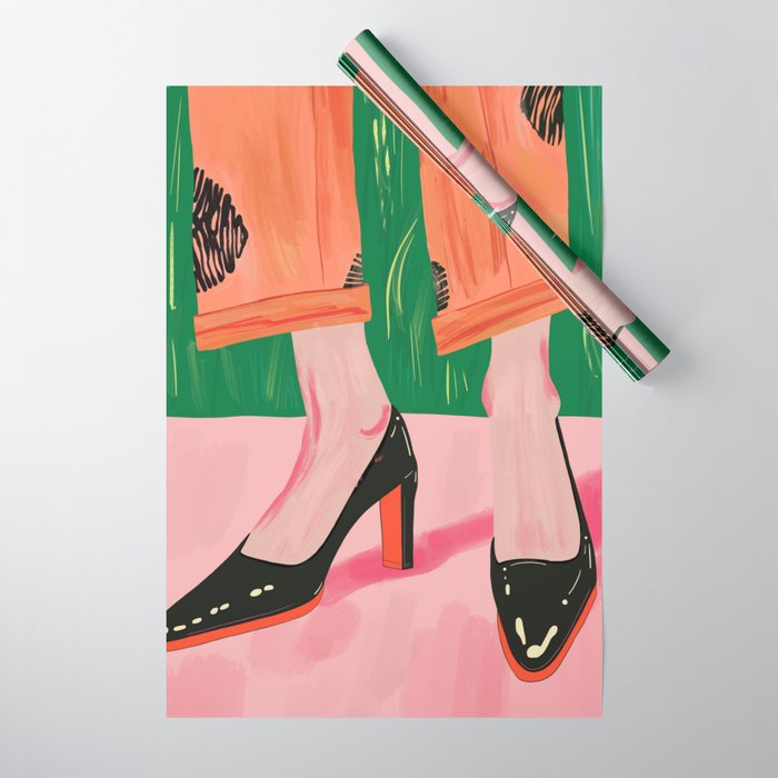 Chic Stroll Wrapping Paper Gallery Image 1