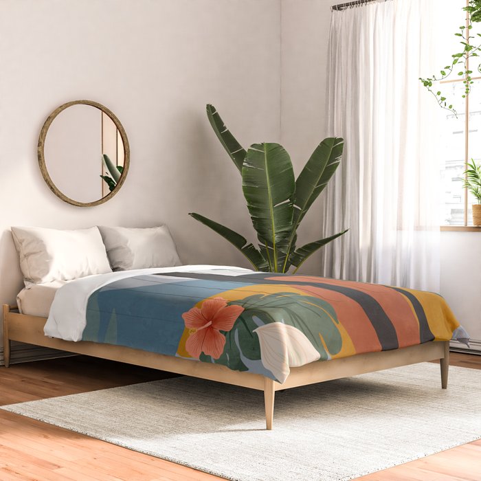 Tropical Girl 5 Comforter Gallery Image 2