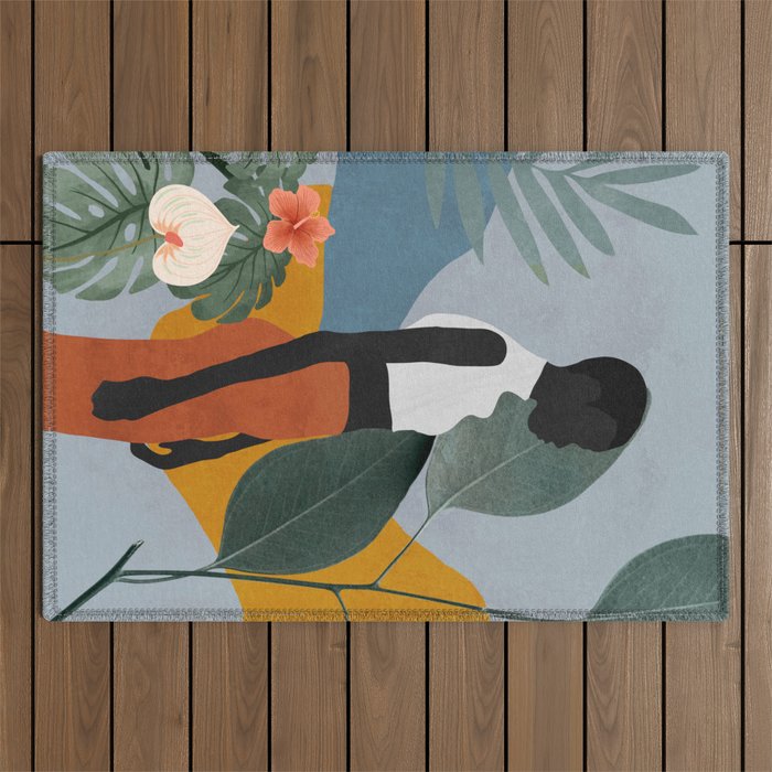 Tropical Girl 5 Outdoor Rug Gallery Image 1