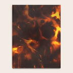 Dark Amber Tortoiseshell Print Pattern Notebook Gallery Image 4