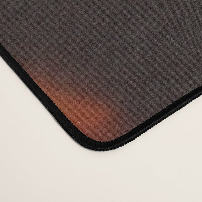 Dark Amber Tortoiseshell Print Pattern Desk Mat Gallery Image 4