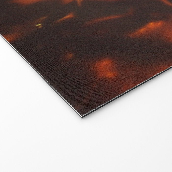 Dark Amber Tortoiseshell Print Pattern Welcome Mat Gallery Image 2