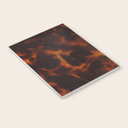 Dark Amber Tortoiseshell Print Pattern Notebook Gallery Image 3