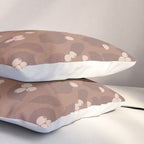 Coffee Leaves and Berries - Mocha Mousse Pillow Sham Gallery Image 3