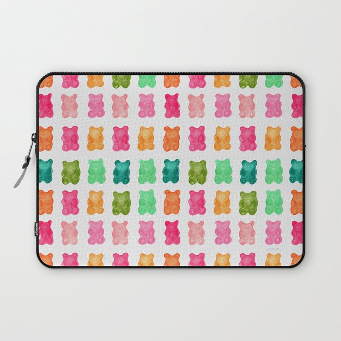 Gummy Bears Colorful Candy Laptop Sleeve Gallery Image 1