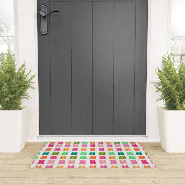 Gummy Bears Colorful Candy Welcome Mat Gallery Image 3