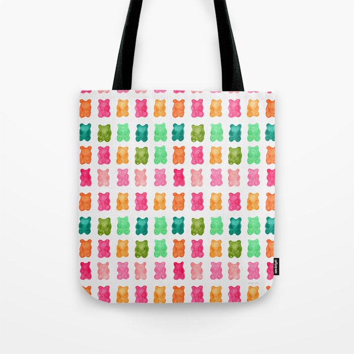 Gummy Bears Colorful Candy Tote Bag Gallery Image 1