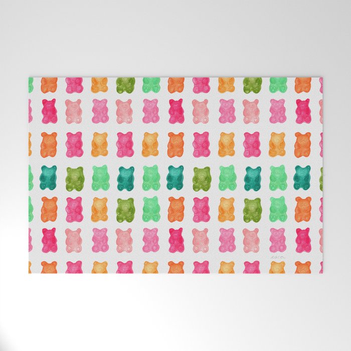 Gummy Bears Colorful Candy Welcome Mat Gallery Image 1