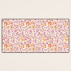 Pink summer blooming Desk Mat Gallery Image 3