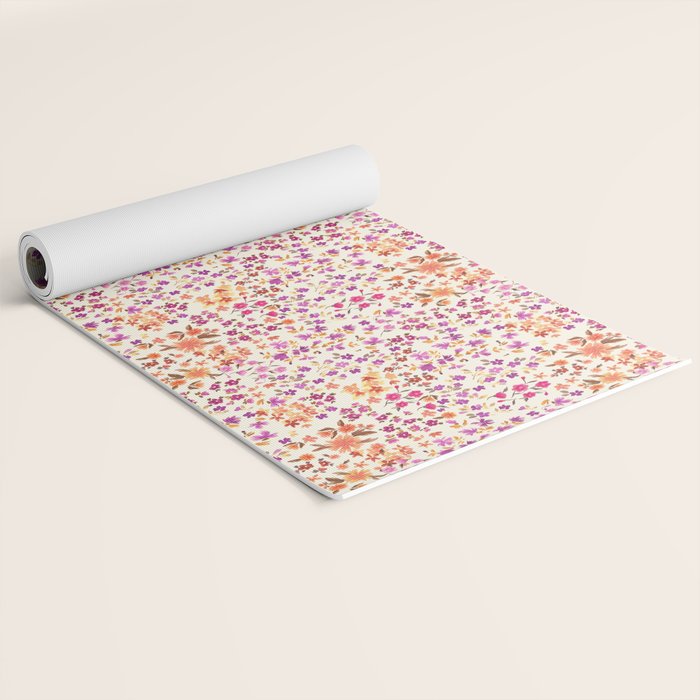 Pink summer blooming Yoga Mat Gallery Image 2