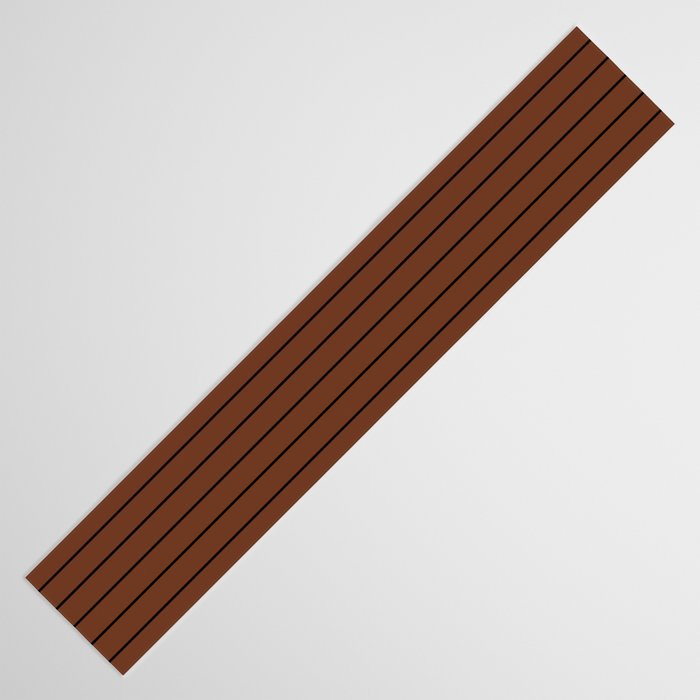Minimal Arch XLII Brick Red Modern Geometric Lines Table Runner Gallery Image 3