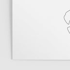 Monstera Leaf Line Drawing Poster Gallery Image 3