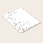 Monstera Leaf Line Drawing Notebook Gallery Image 2
