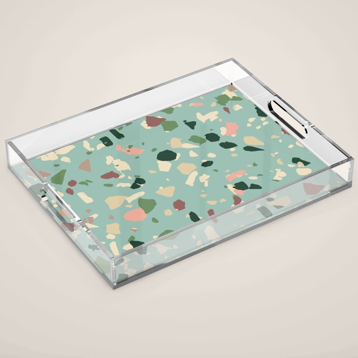 ZARAH TERRAZZO Acrylic Tray Gallery Image 1