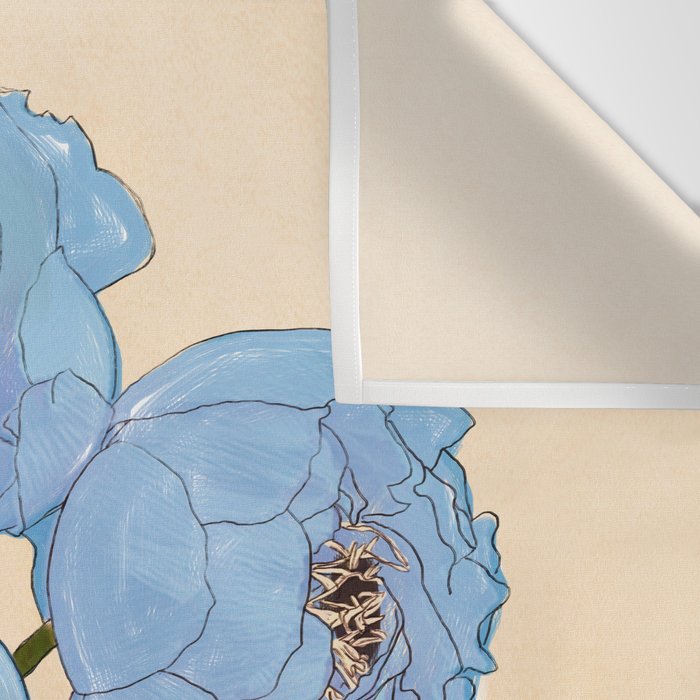 Bouquet Gift Blue Wall Tapestry Gallery Image 3
