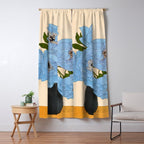 Bouquet Gift Blue Window Curtain Gallery Image 5