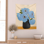 Bouquet Gift Blue Wall Tapestry Gallery Image 2