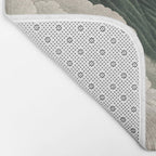 Japanese Wall Art Anime Poster Sage Green Wabi Sabi Painting Mountain Wall Art Bath Mat Gallery Image 2