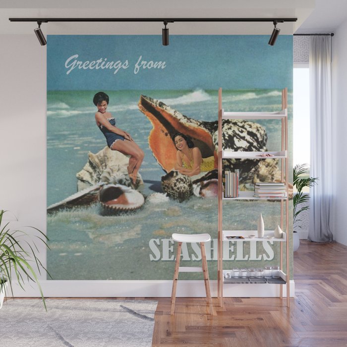 Greetings from Seashells! Wall Mural Gallery Image 1