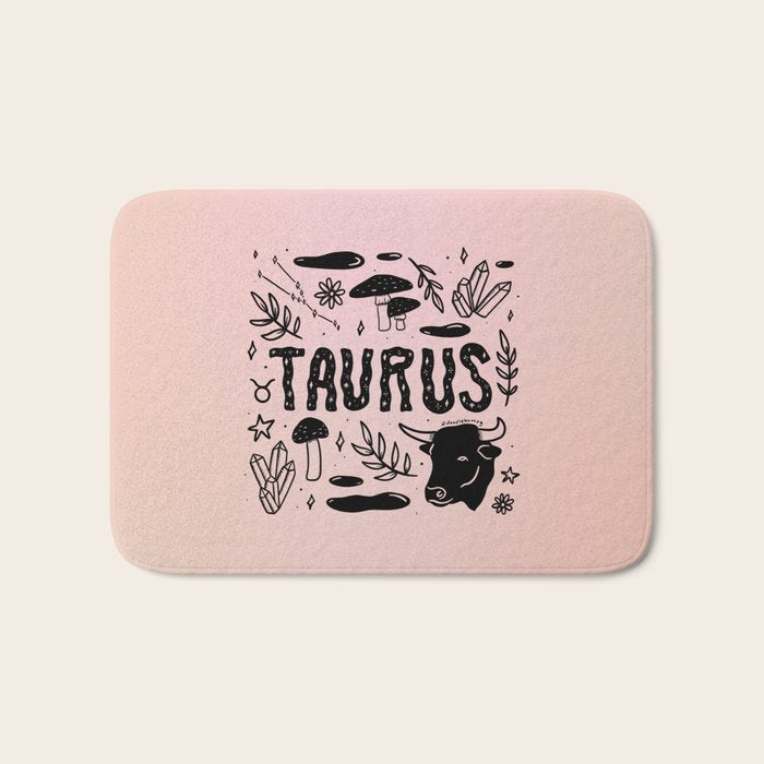 Celestial Taurus Bath Mat Gallery Image 1