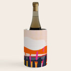 landscape pink peachy abstract Wine Chiller Gallery Image 2