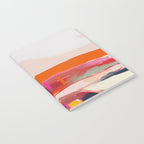 landscape pink peachy abstract Notebook Gallery Image 2