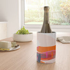 landscape pink peachy abstract Wine Chiller Gallery Image 4