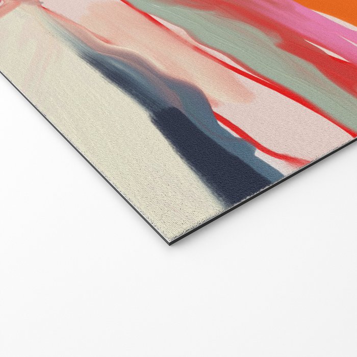 landscape pink peachy abstract Welcome Mat Gallery Image 2