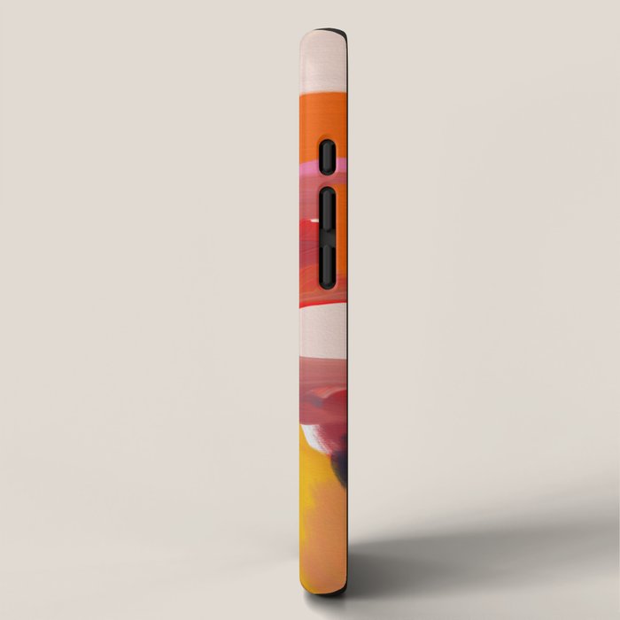 landscape pink peachy abstract iPhone Case Gallery Image 2