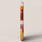 landscape pink peachy abstract iPhone Case Gallery Image 2