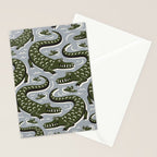 Alligator - Down In The Bayou - Grey Stationery Card Gallery Image 2