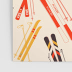 Ski time pattern Poster Gallery Image 3